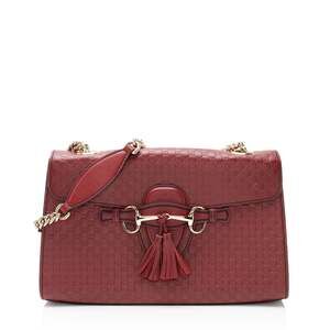 Emily Chain Flap Bag Microguccissima #250792G98B